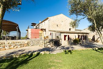Finca Sa Franquesa Vella:  Westseite der Finca