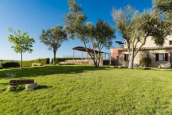 Finca Sa Franquesa Vella: Ballspiel mit den Kindern