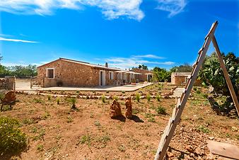 Finca Can Porretí: Terrassenbereich