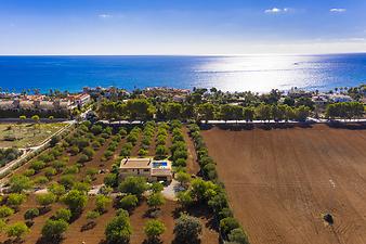 Finca Na Llambies: Meerblick von Na Llambies