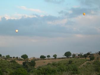 Finca S' Hort de sa Begura: Heißluftballone über Mallorca