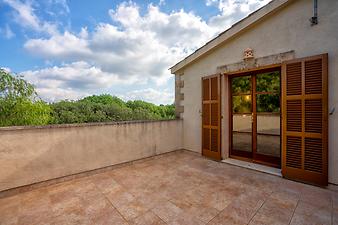 Finca Sa Rustica: Dachterrasse Finca Mallorca