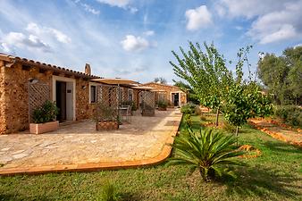 Finca Can Porretí: Terrassenbereich