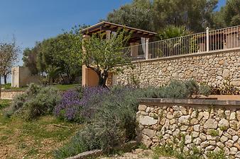 Finca Nines: Treppe zur Poolterrasse