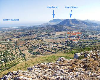 Finca Ses Bitles: Bucht von Alcudia