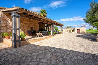 Finca Sa Franquesa Vella: Terrasse Sa Franquesa Vella