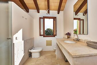 Finca Can Casta: Badezimmer ensuite