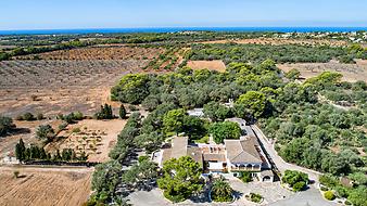 Finca Els Marsals: die Finca von oben