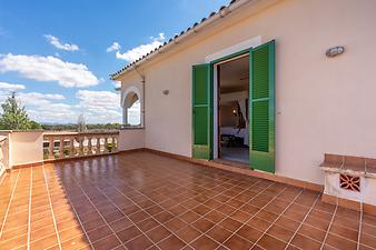 Finca Els Marsals: 2. Balkon Schlafzimmer Nr. 6