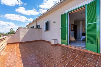 Finca Els Marsals: Balkon zu Schlafzimmer Nr. 7