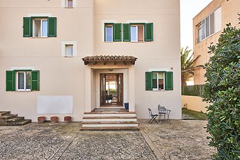 Ferienhaus Sa Copinya: Eingang und Vorderfront