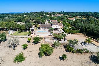 Finca Nines: Tramuntana Gebirge am Horizont