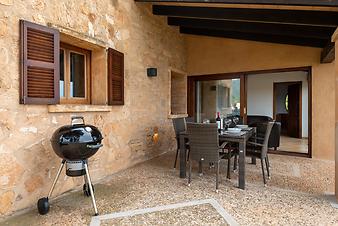 Finca Can Peix: Grill auf der Terrasse