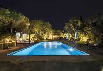 Finca Son Ramonet: Pool bei Nacht