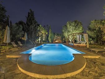 Finca Son Ramonet: Pool bei Nacht