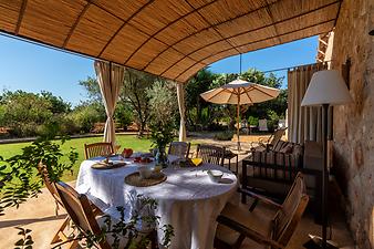 Finca Es Lledoner II: Terrasse