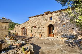 Finca Son Poca Palla: Blick auf die Hinterseite des Hauses