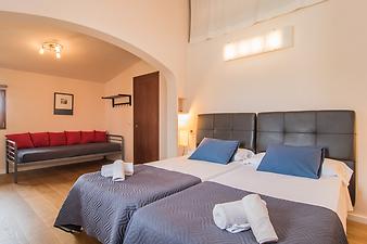 Finca Can Mel: Schlafzimmer 3 mit Bad ensuite