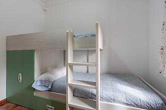 Finca El Ciprés: Schlafzimmer mit Etagenbett