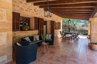 Finca Es Pinar: Terrasse