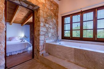 Finca Can Rosillo: Badezimmer ensuite