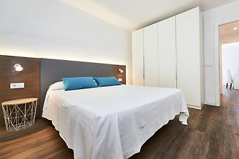 Ferienwohnung Es Sabina: Blick ins Wohnzimmer