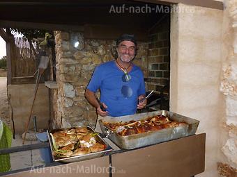 Grillen auf der Finca