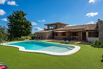 Finca Can Mel: Poolbereich