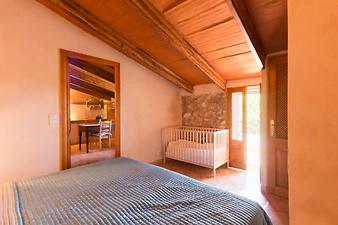 Finca Son Cifre Nou: Schlafzimmer der Ferienwohnung 