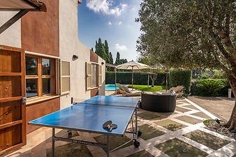 Finca Villa Es Collet de Manacor: Tischtennisplatte