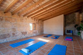 Finca Es Rafal Roig: Yoga-Raum