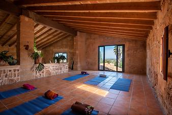 Finca Es Rafal Roig: Yoga-Raum