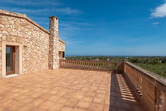 Finca Can Teco: grosse Dachterrasse