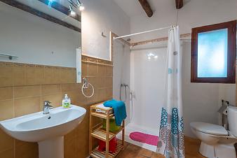 Finca Son Cifre Nou: Badezimmer der Ferienwohnung