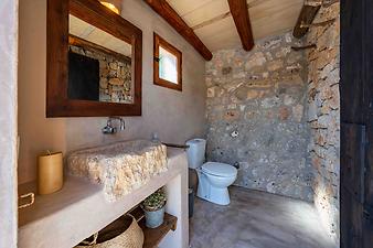 Finca Casa Alba: Außendusche - Außen-WC