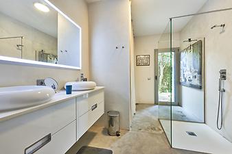 Finca Son Talent: Badezimmer mit Dusche 