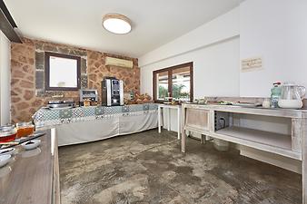 Finca Can Pere Rei: Die Auswahl ist groß: Kaffee, Toast, Obst...