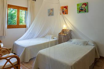 Finca Son Negre: Schlafzimmer Ferienhaus