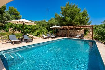 Finca Can Tian: Pooltreppe