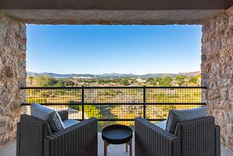 Finca Son Buc: Son Buc-kleine überdachte Terrasse im Obergeschoss