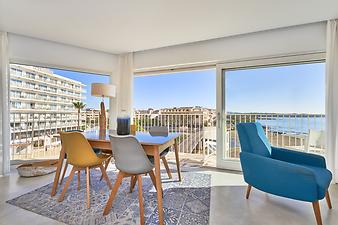 Ferienwohnung Can Ximet Aire: Esszimmer mit Ausblick