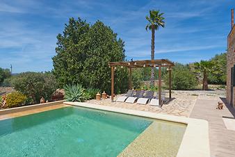 Finca Can Teco: Poolbereich