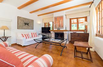 Finca S'Embat: Wohnzimmer