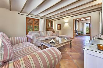 Finca Son Ramell: Finca Son Ramell Wohnzimmer