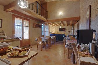 Finca Can Porretí: Frühstücksraum