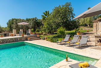 Finca Can Matxet: Garten der Finca