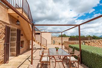 Finca Son Rosinyol Nou: Kleine Terrasse