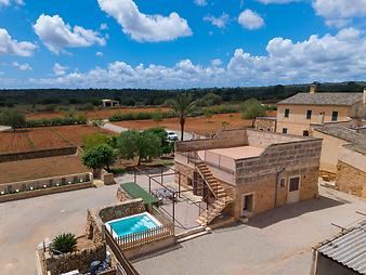 Finca Son Rosinyol Nou: Dachterrasse 