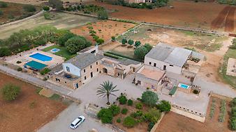 Finca Son Rosinyol Nou: Finca von oben 