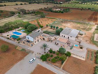 Finca Son Rosinyol Nou: Finca von oben